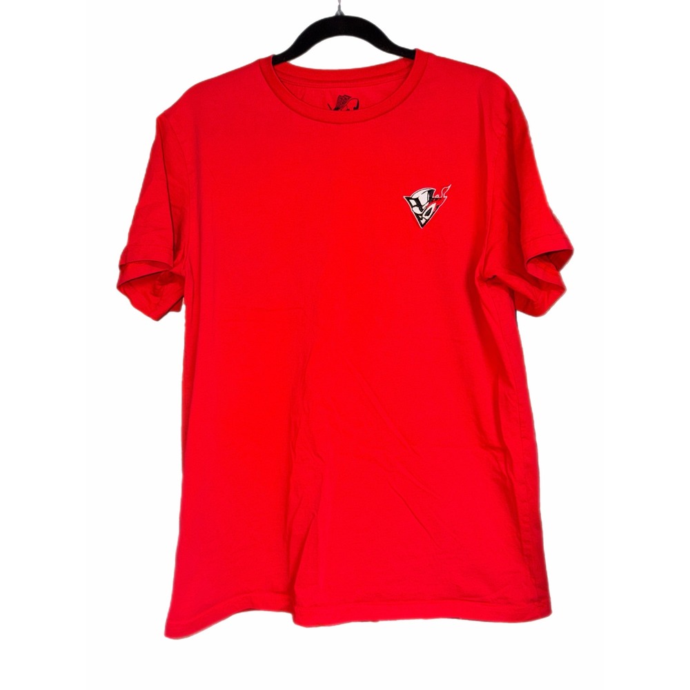 Persona 5 Tactica P5T Red Graphic T-Shirt Mens Medium Phantom Thieves Joker